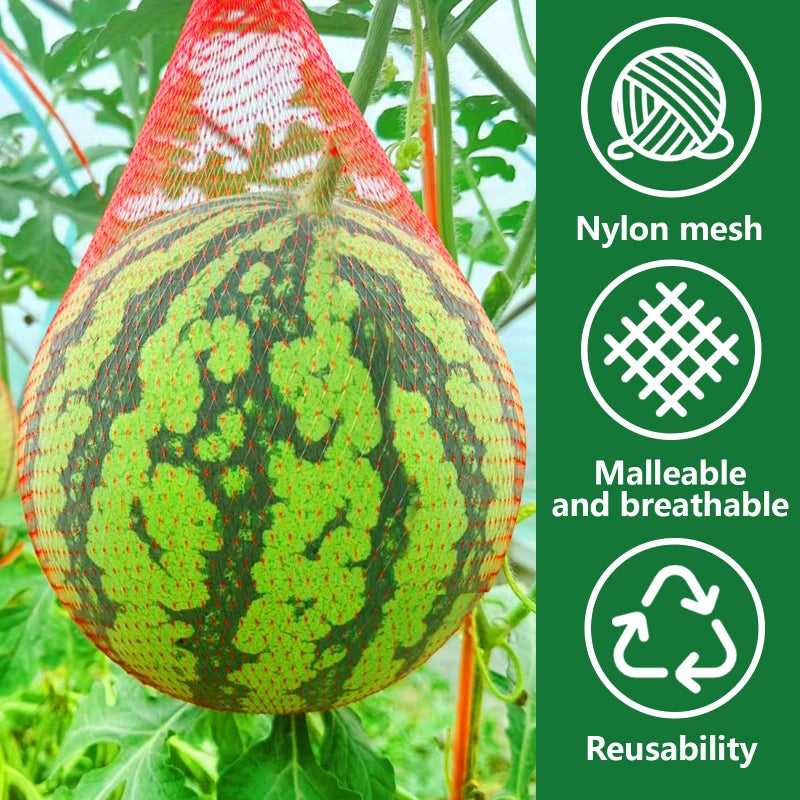 Iceyyyy 100 Pack Watermelon Nets,Hanging Watermelon Nets Bags Mesh,Reusable Melon Hammocks Cradles for Honeydew Melon,Cucumbers,Garden Growing - Image 3